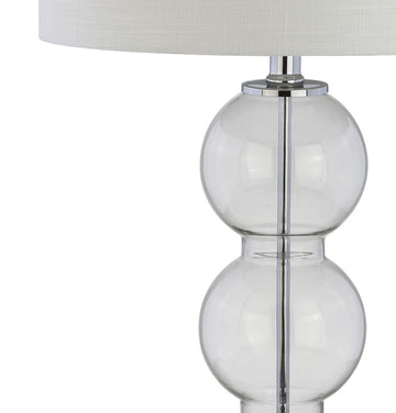 Bella 27" Glass Triple Sphere LED Table Lamp - JONATHAN Y